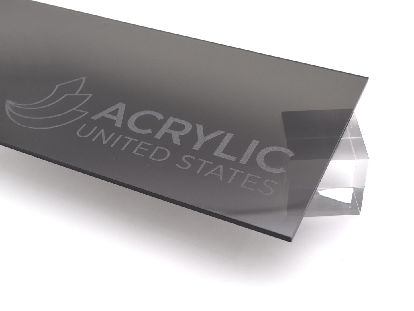 1/8" Dark Gray Transparent #2074 Acrylic Sheet