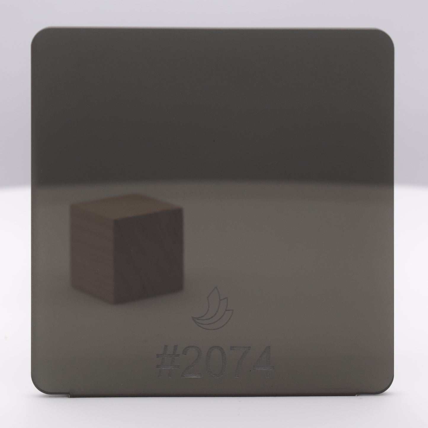1/8" Dark Gray Transparent #2074 Acrylic Sheet