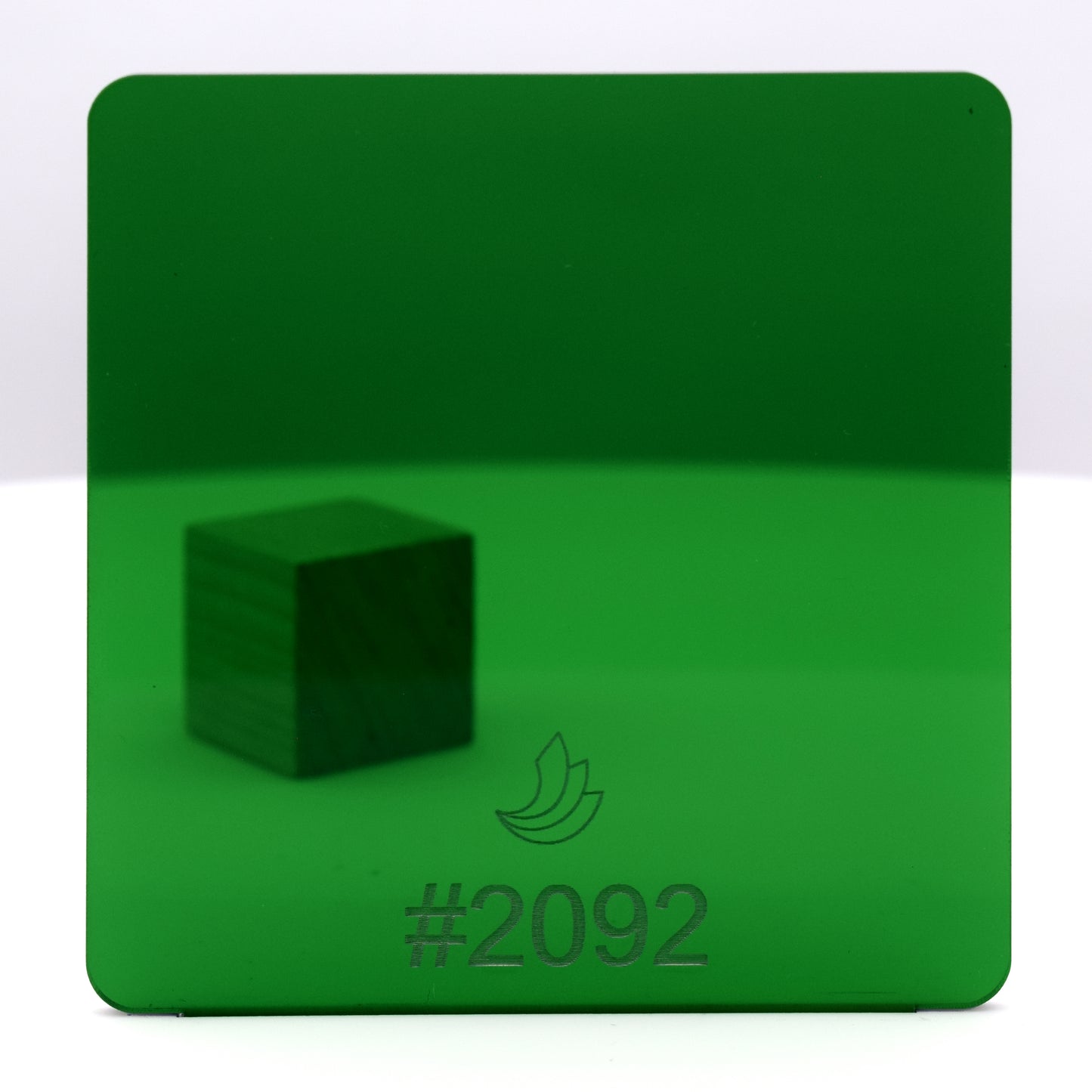 1/8" Green Transparent #2092 Acrylic Sheet