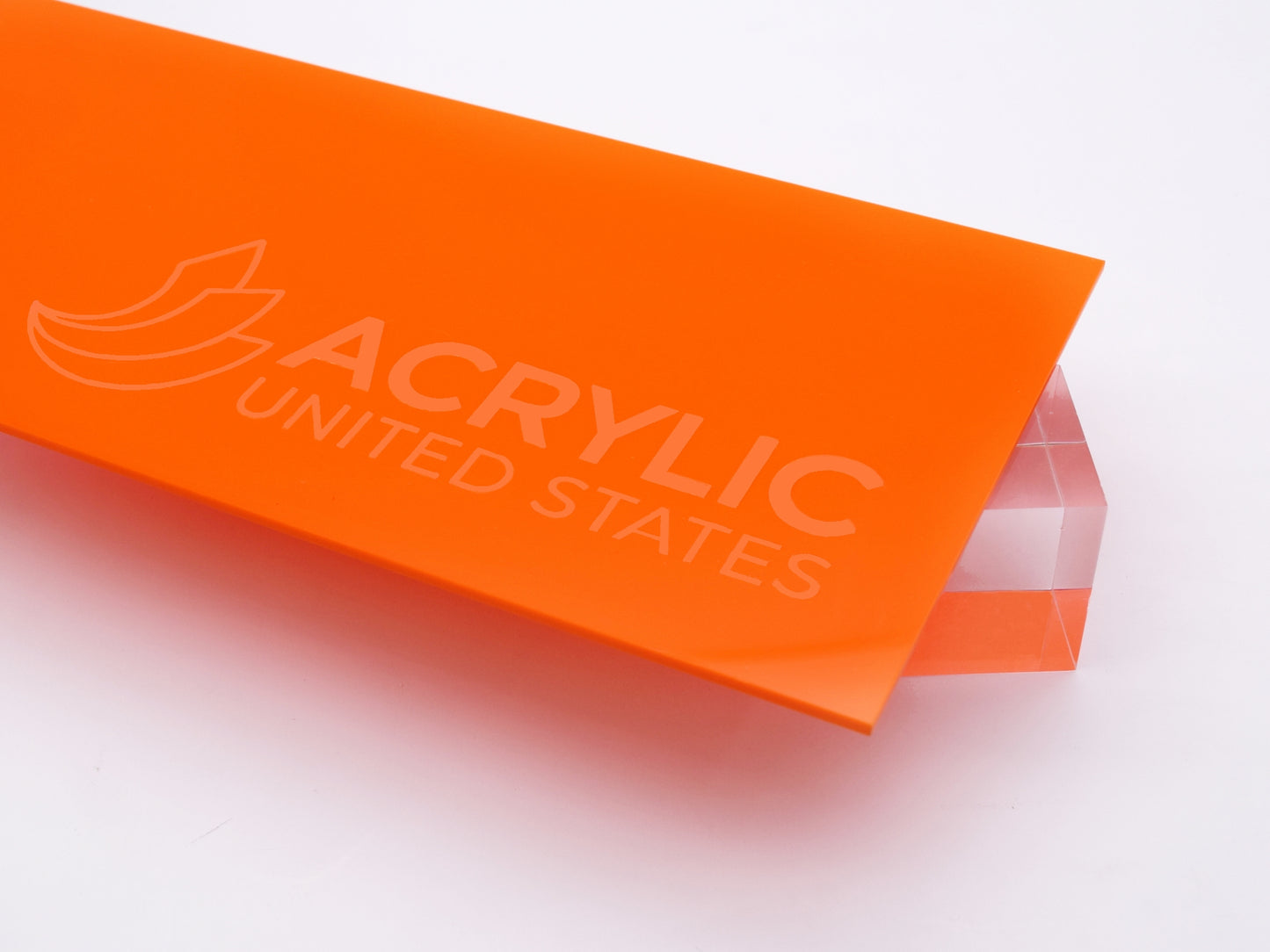 1/8" Orange Opaque #2119 Acrylic Sheet