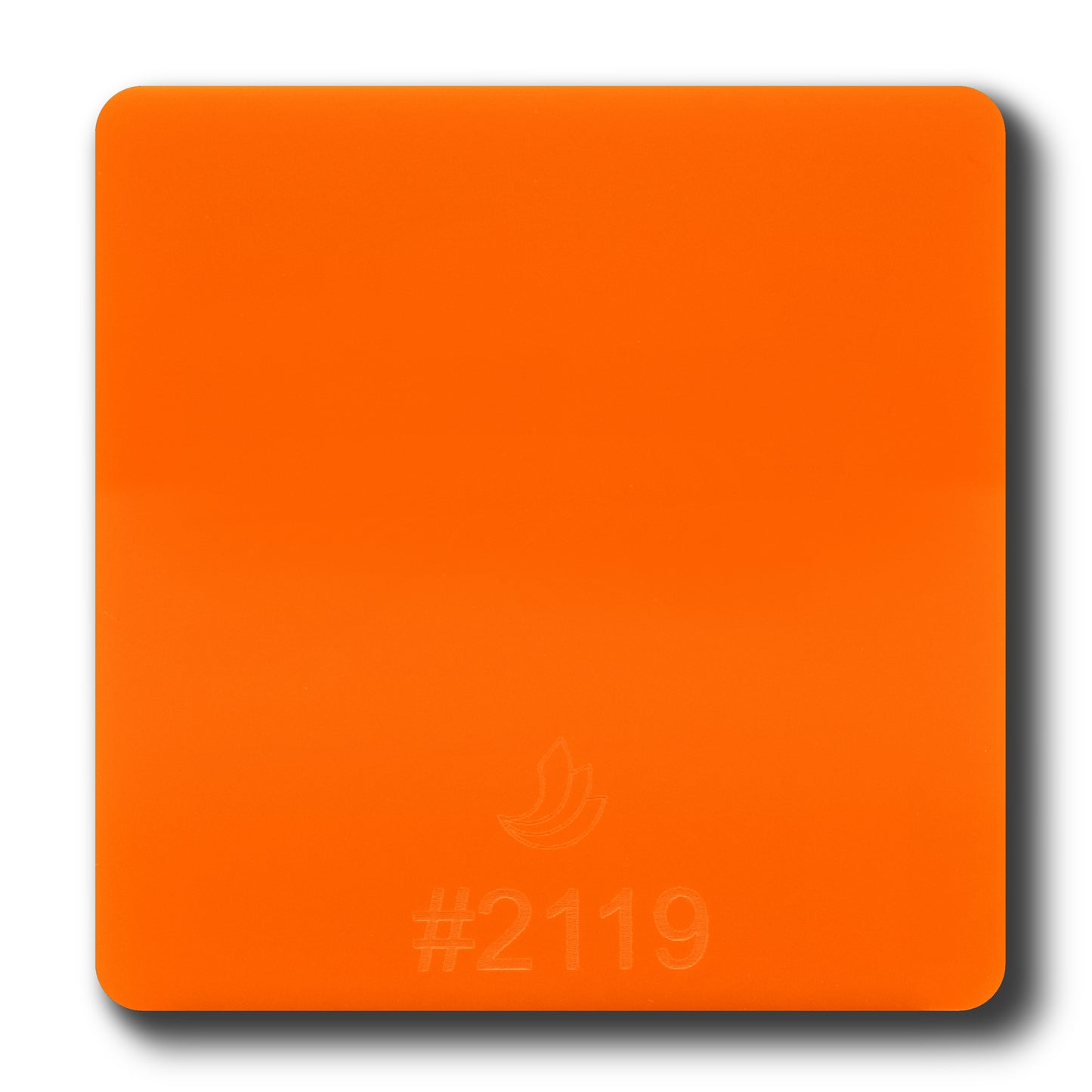 1/8" Orange Opaque #2119 Acrylic Sheet