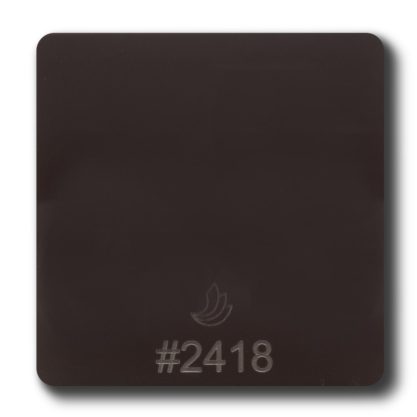 1/8" Brown Opaque #2418 Acrylic Sheet