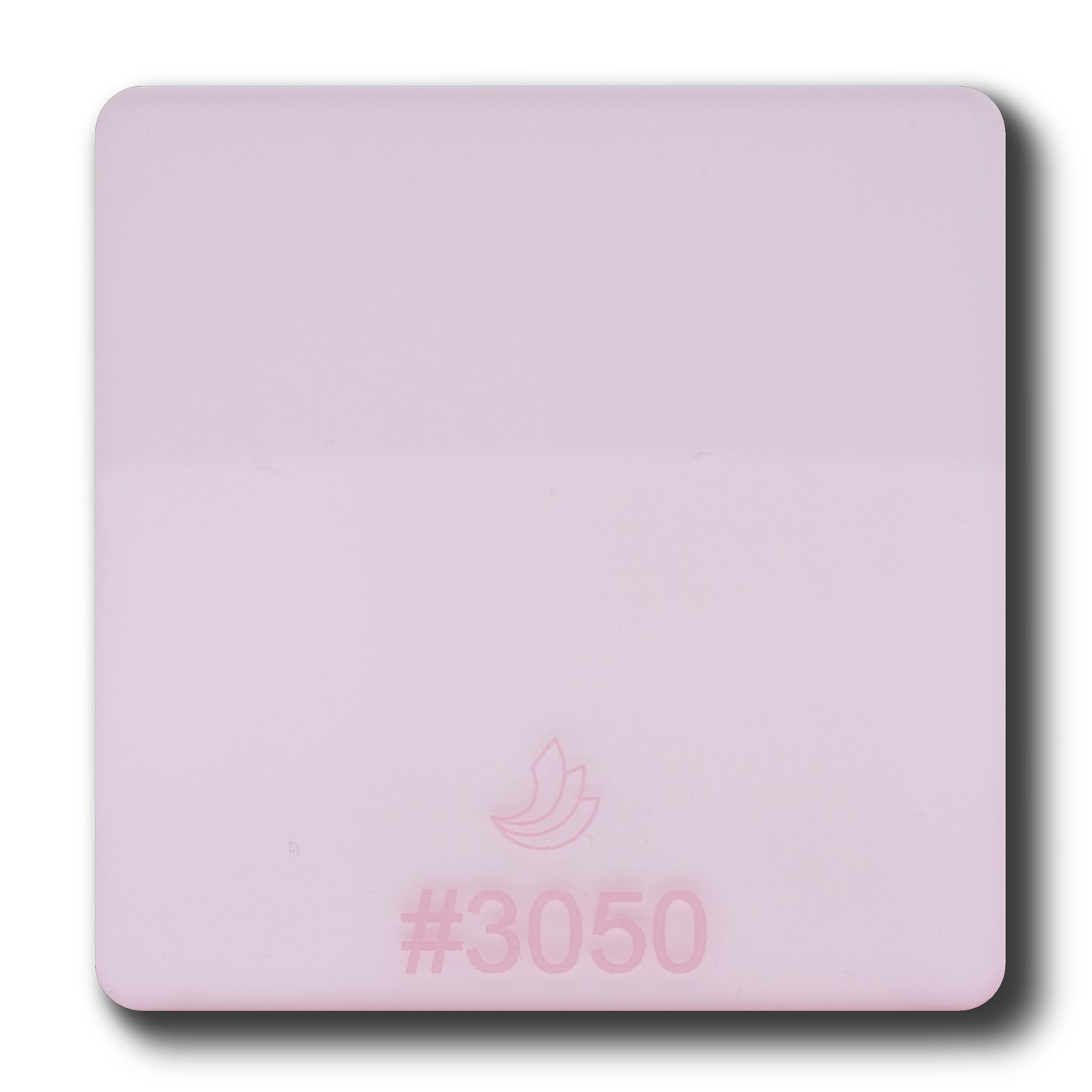 1/8" Clear Glass effect (Pink Edge) #3050 Acrylic Sheet