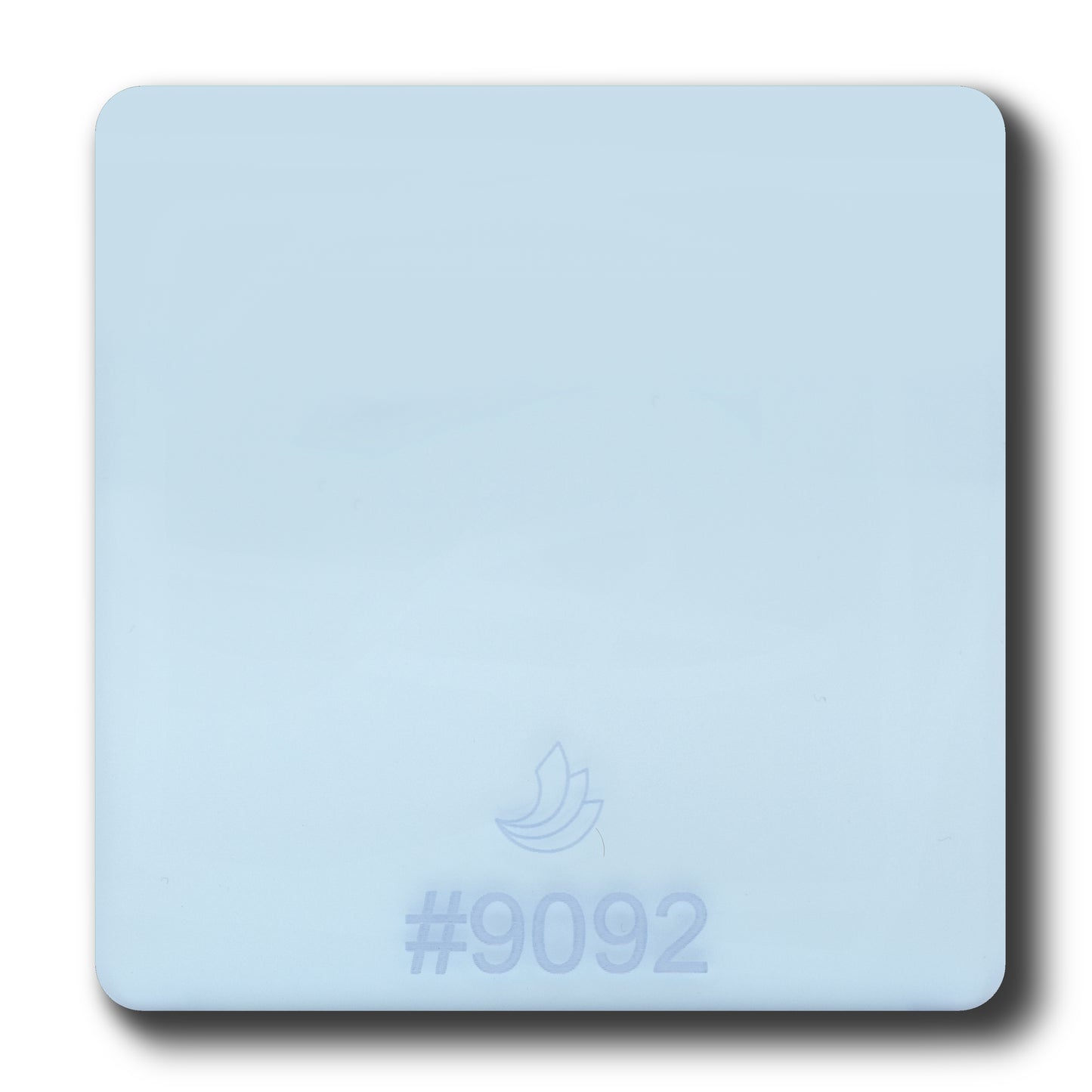 Hoja acrílica fluorescente azul #9092 de 1/8"