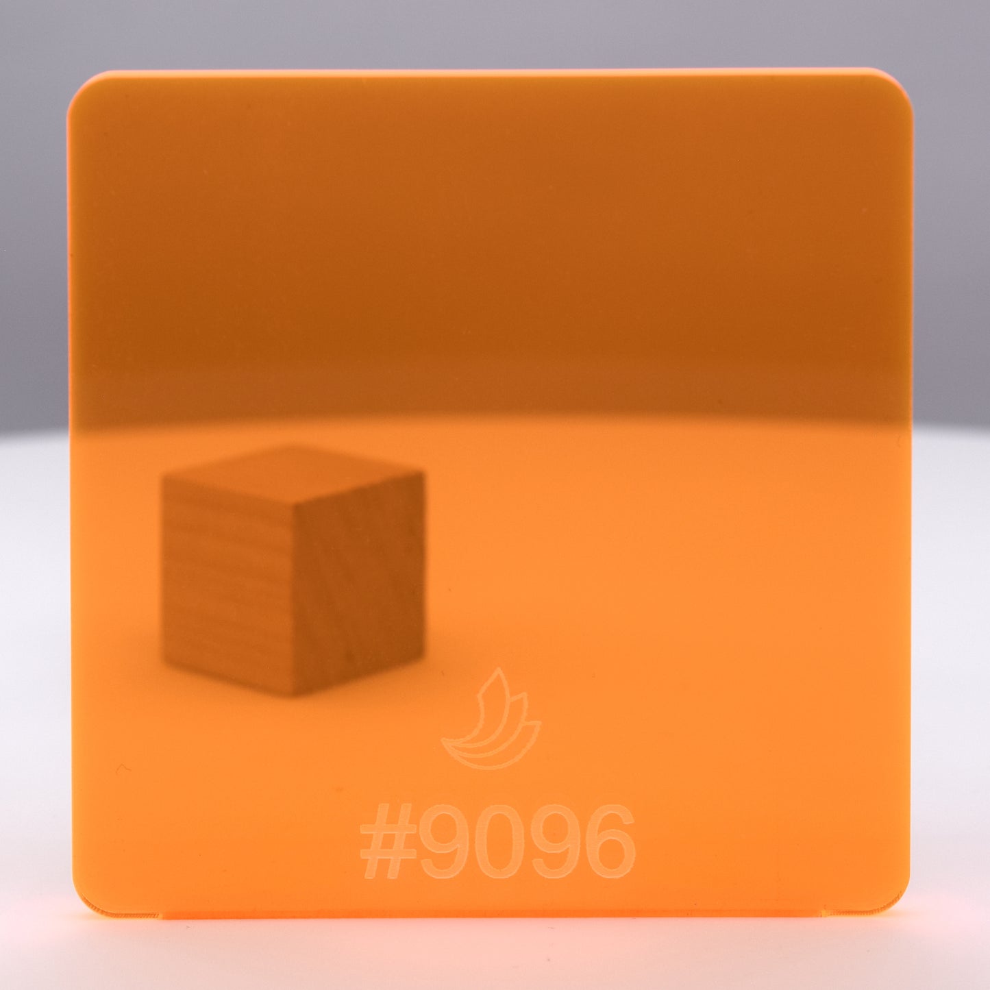 1/8" Orange Fluorescent #9096 Acrylic Sheet
