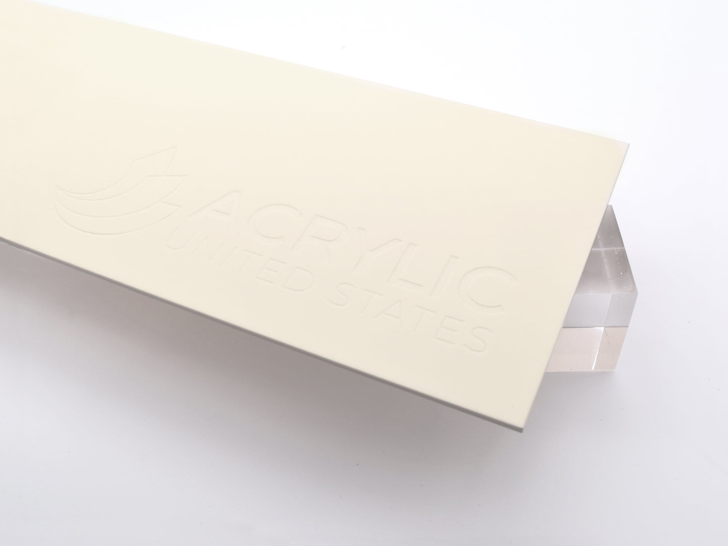 1/8" EarthTone White Smoke Matte Soft Touch Acrylic Sheet