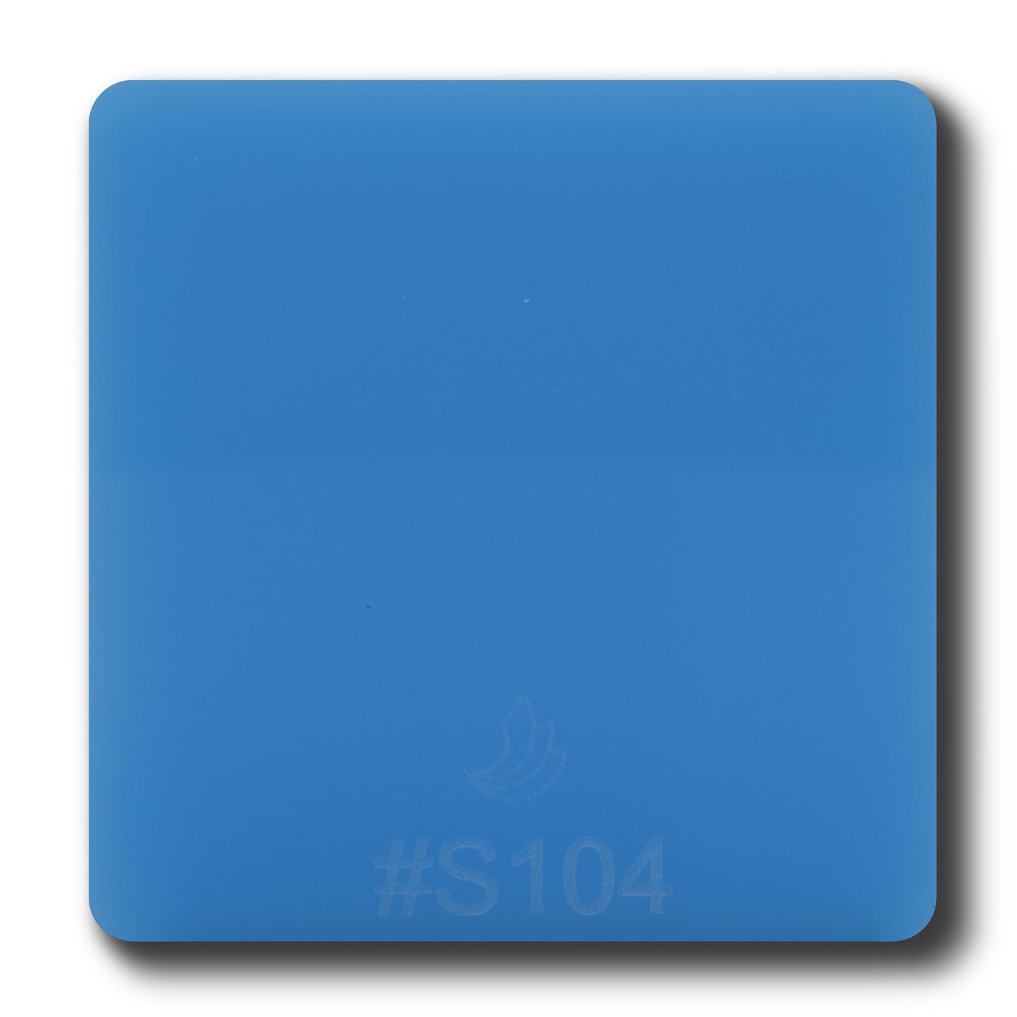 1/8" Blue Glow in the Dark Translucent #S104 Acrylic Sheet