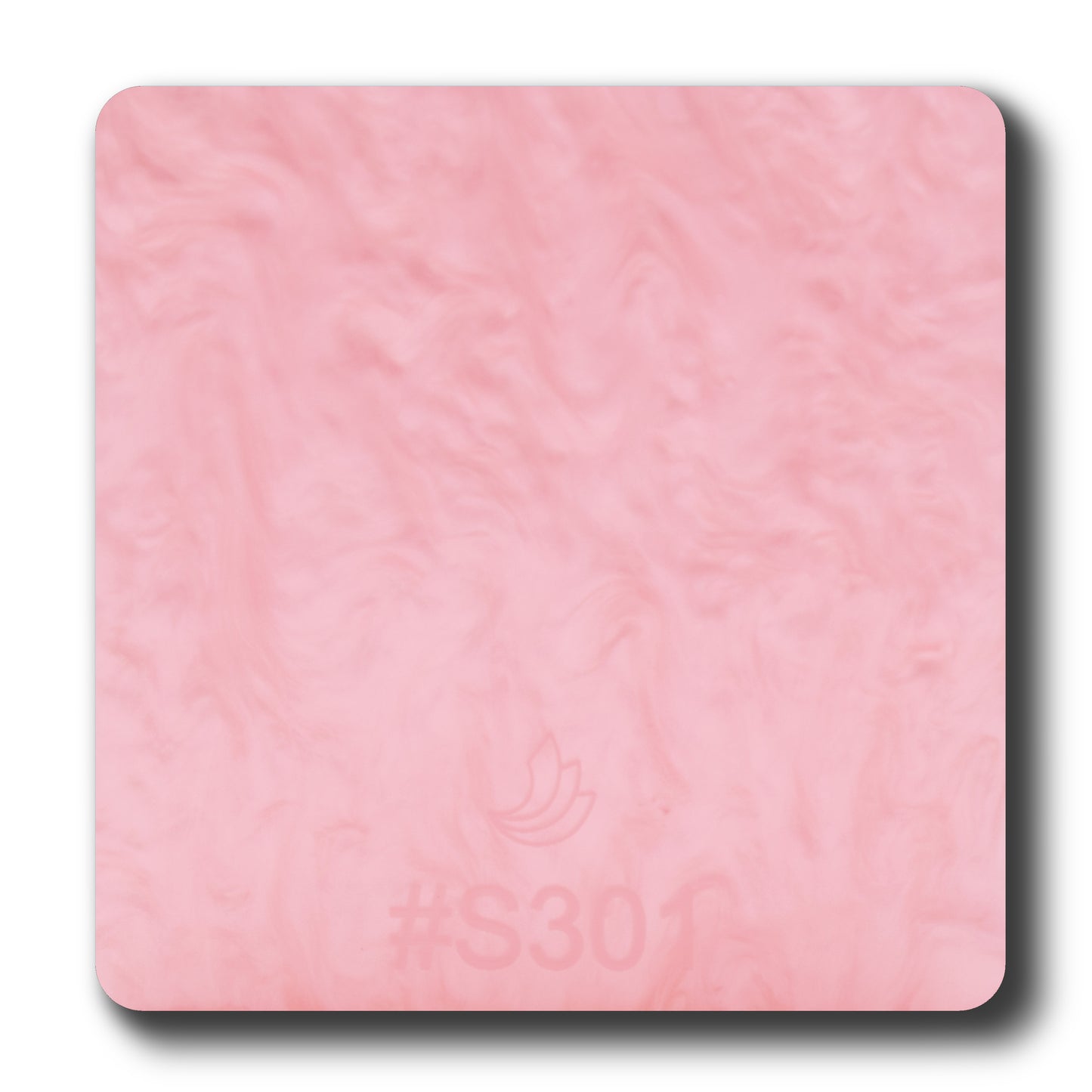1/8" Pearl Light Pink Glossy #S301 Acrylic Sheet