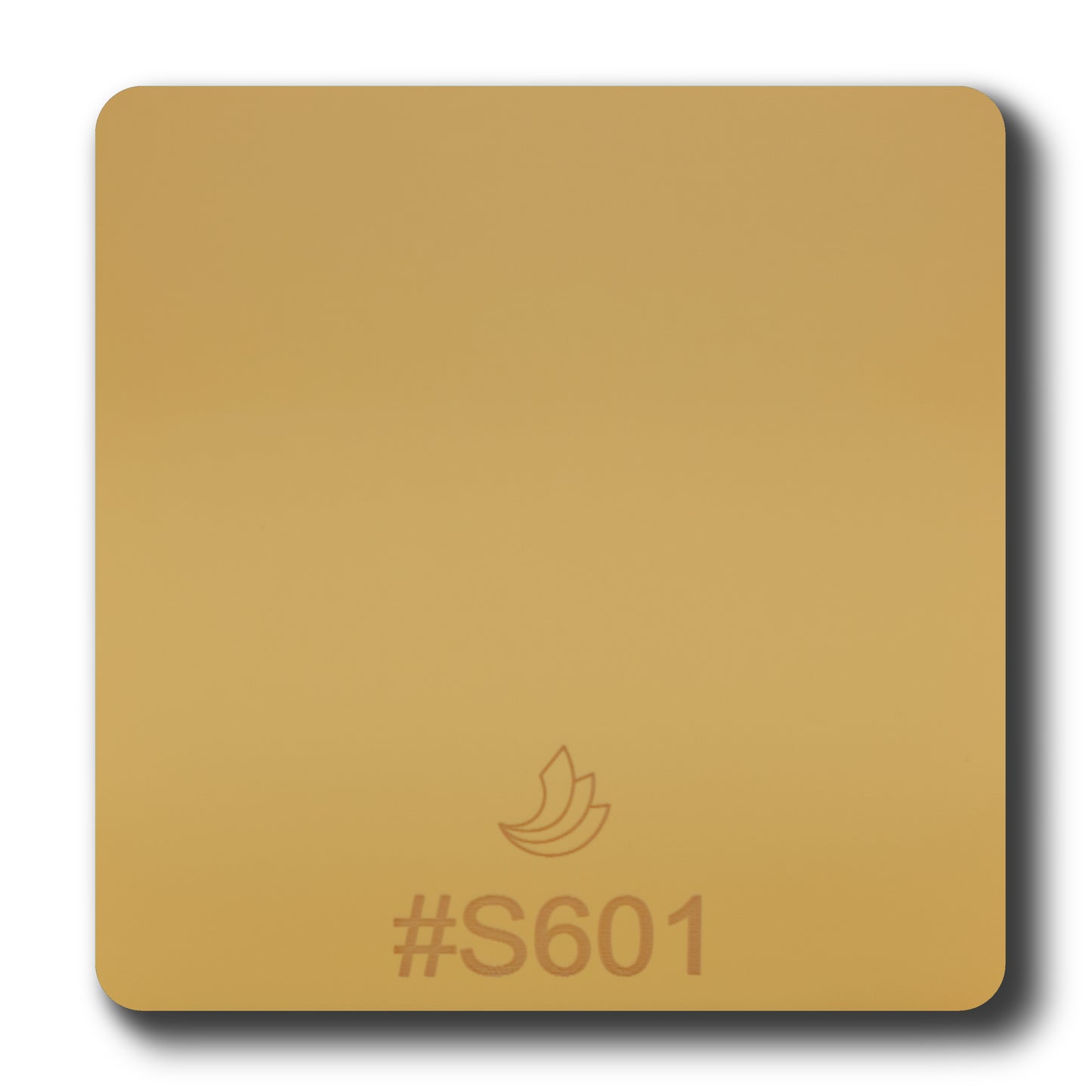 1/8" Gold Metallic Double Sided #S601 Acrylic Sheet