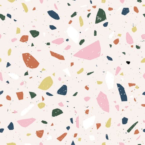 Terrazzo Pattern Printed