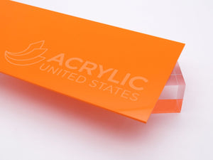 1/8" Orange Opaque #2119 Acrylic Sheet