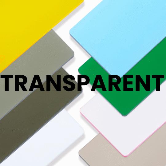 Transparent Colored Sheets