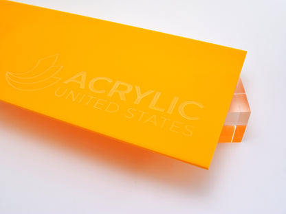 1/8" Mango Translucent #2016 Acrylic Sheet