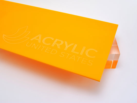 1/8" Mango Translucent #2016 Acrylic Sheet