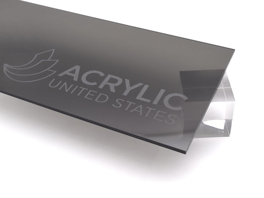 1/8" Dark Gray Transparent #2074 Acrylic Sheet