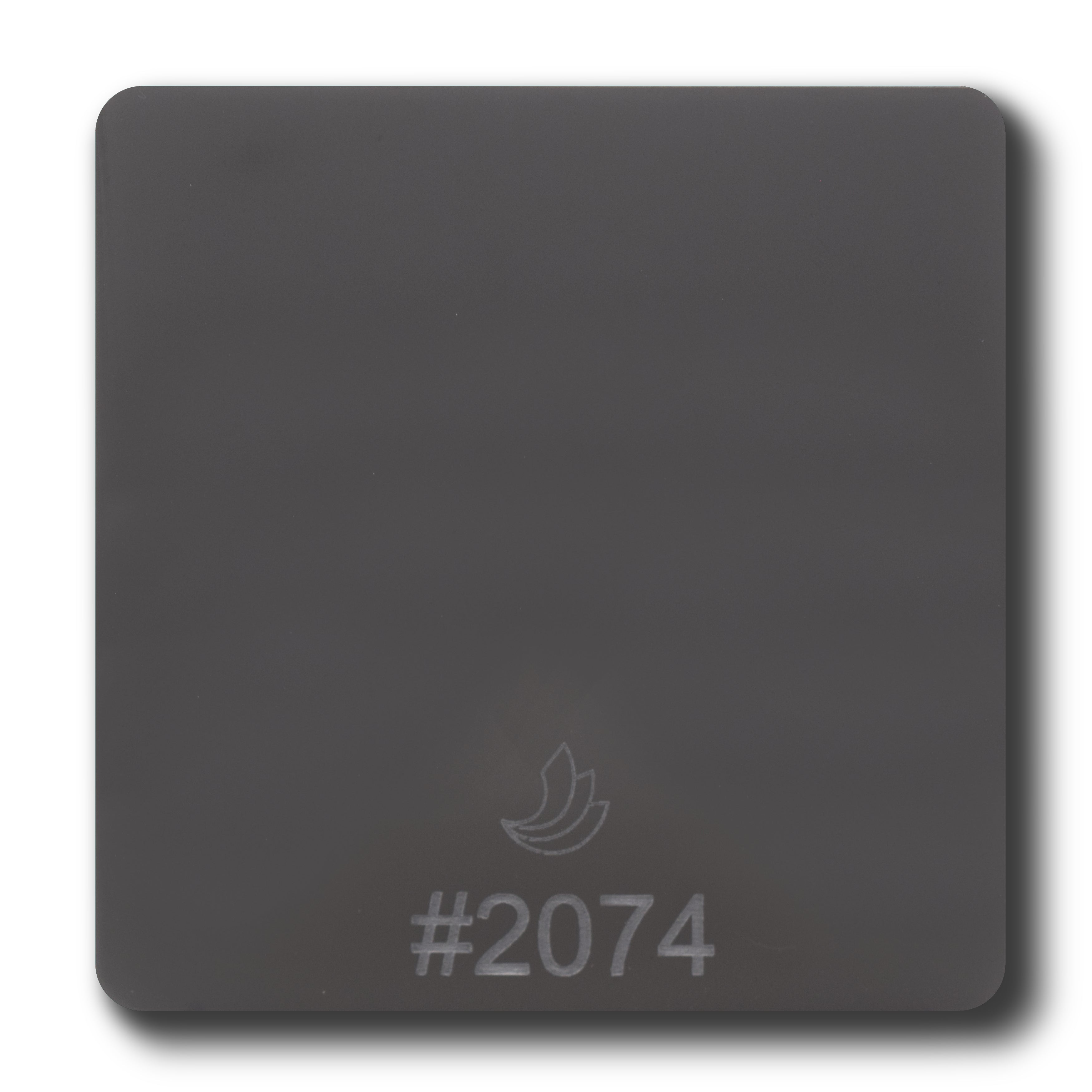 1/8" Dark Gray Transparent #2074 Acrylic Sheet
