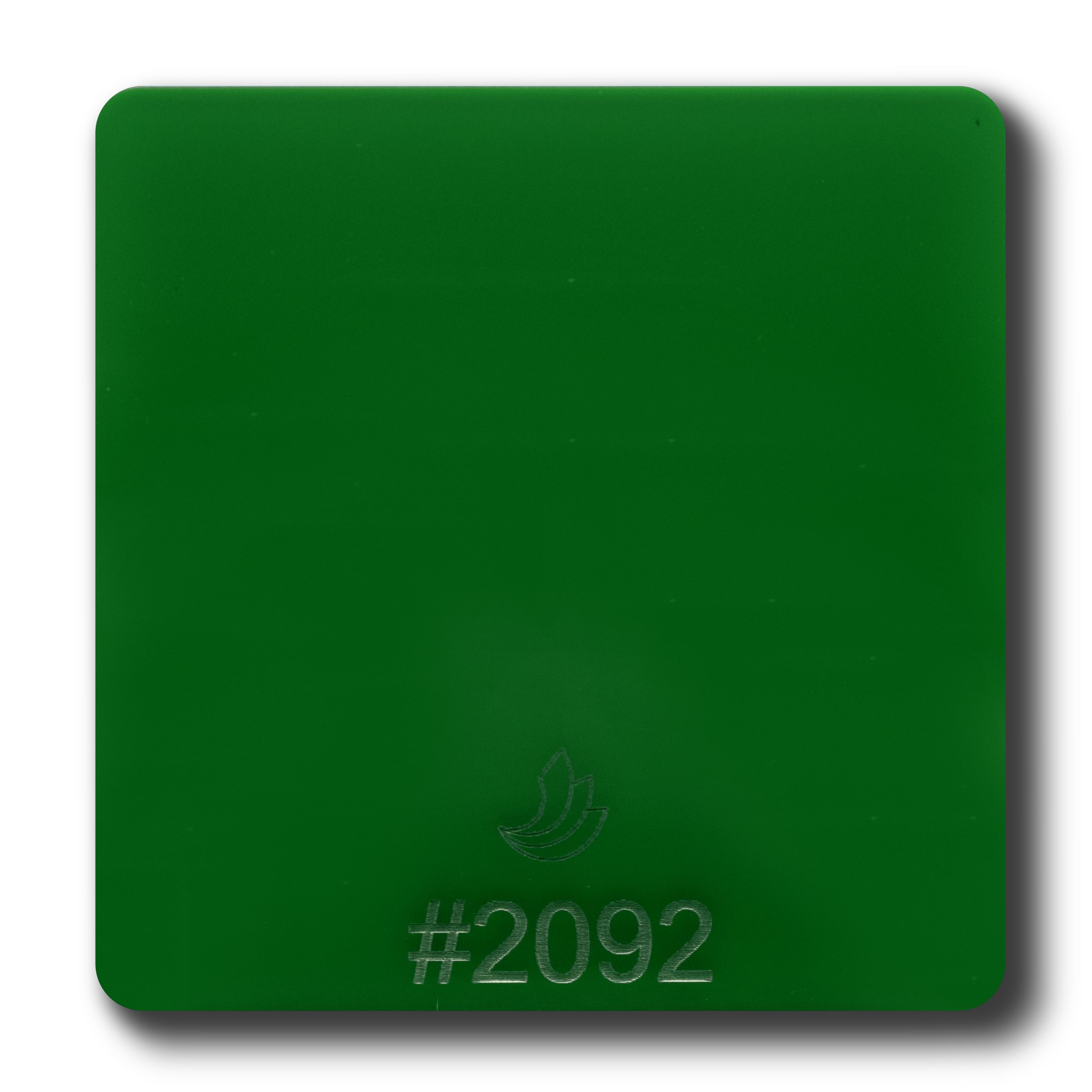 1/8" Green Transparent #2092 Acrylic Sheet