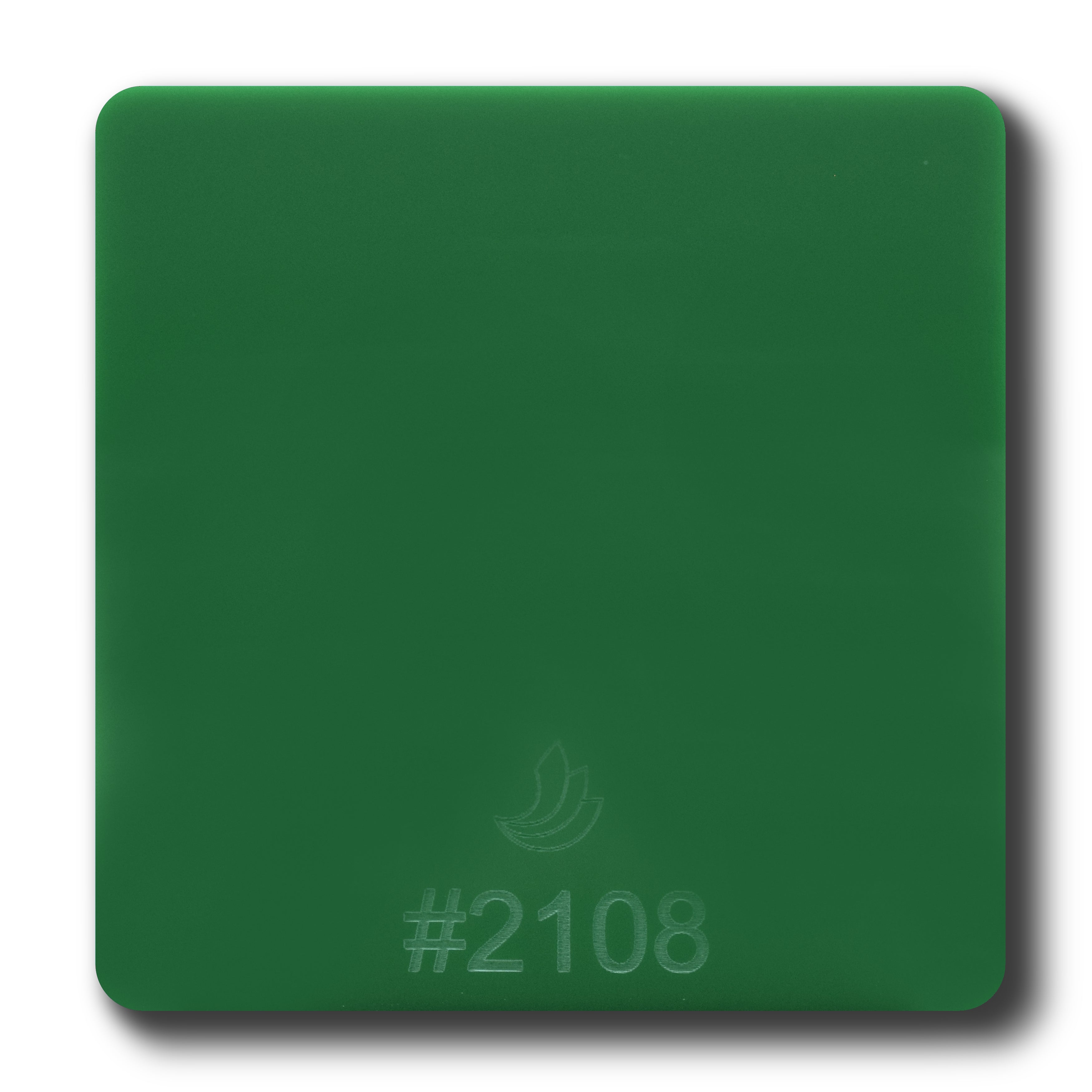 1/8" Green Opaque #2108 Acrylic Sheet