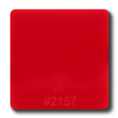 1/8" Red Opaque #2157 Acrylic Sheet