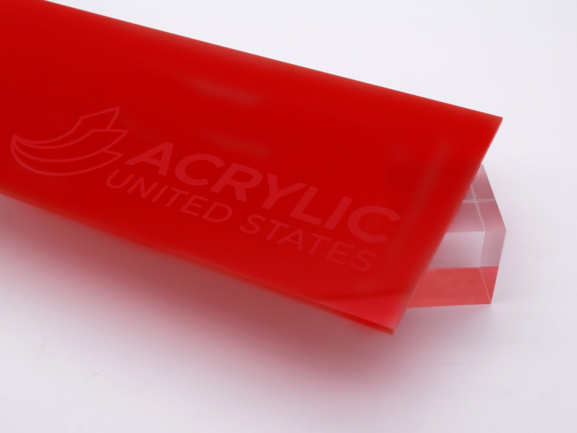 1/8" Light Red Translucent #2283 Acrylic Sheet