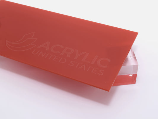 1/8" Rust Translucent #2380 Acrylic Sheet