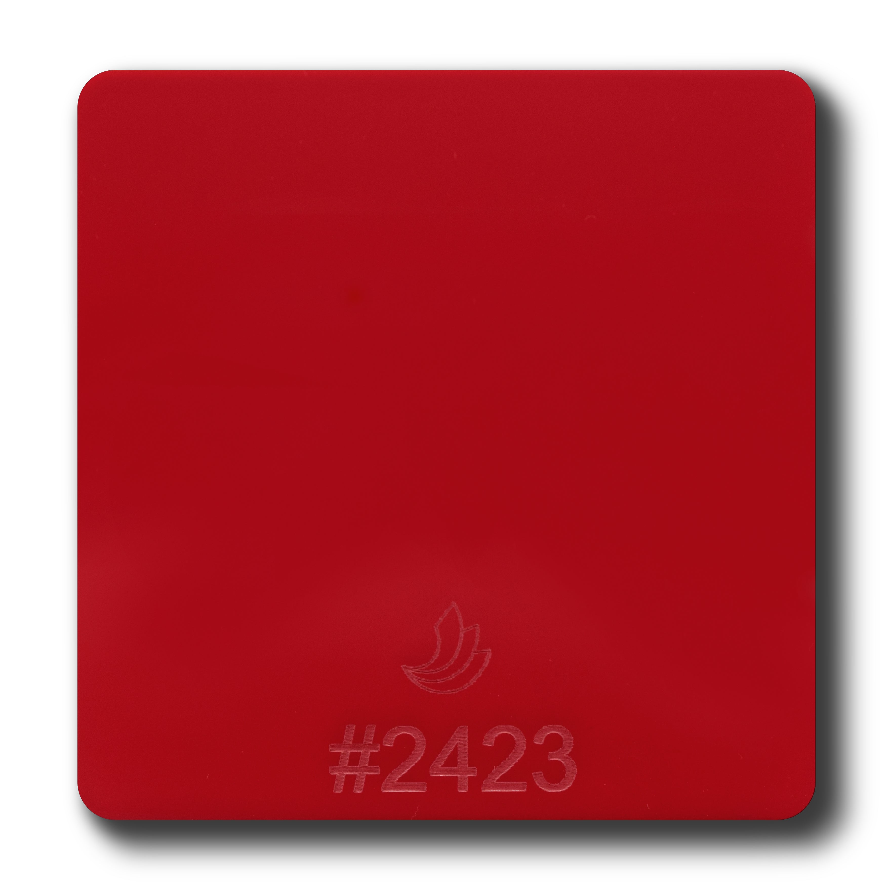 1/8" Red Transparent #2423 Acrylic Sheet