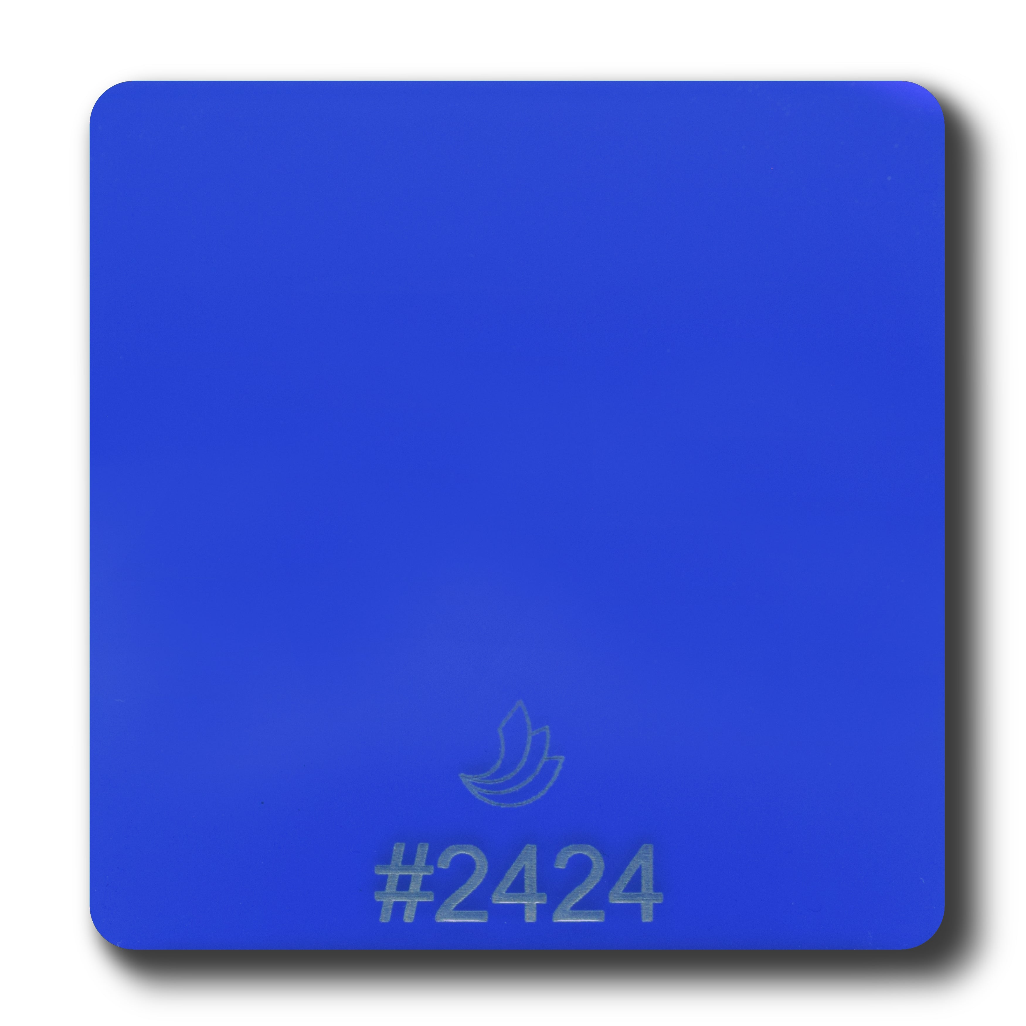 1/8" Blue Transparent #2424 Acrylic Sheet