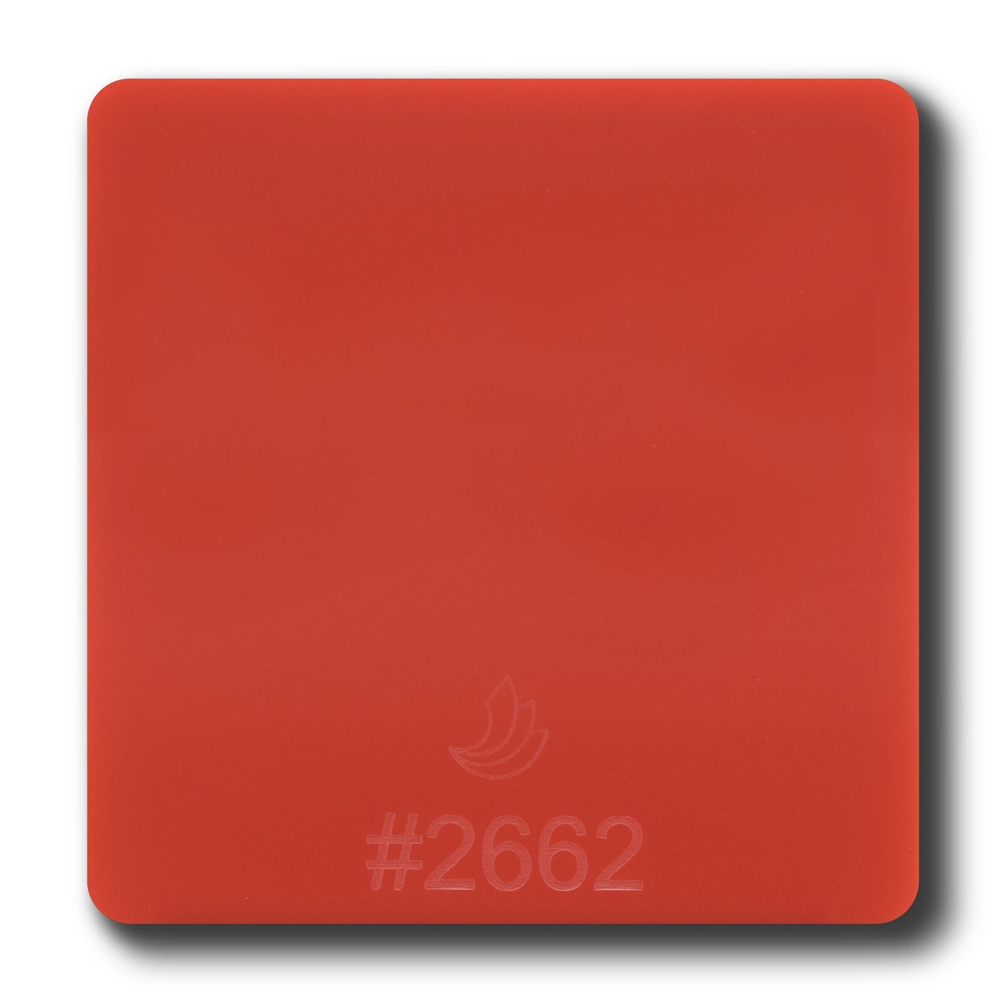 1/8" Red/Orange Translucent #2662 Acrylic Sheet