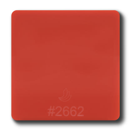 1/8" Red/Orange Translucent #2662 Acrylic Sheet