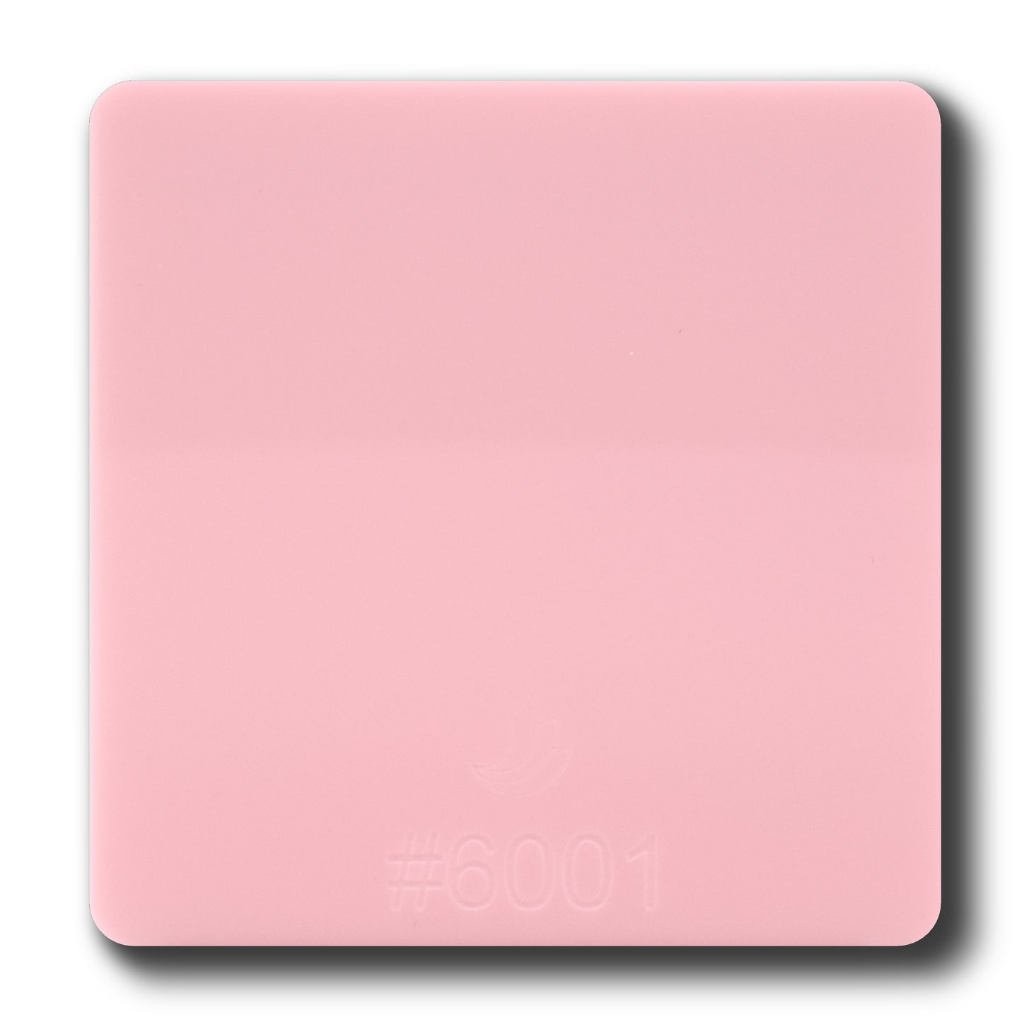 CLEARANCE 1/8" Light Pink Opaque #6001 - Size: 6"x22"