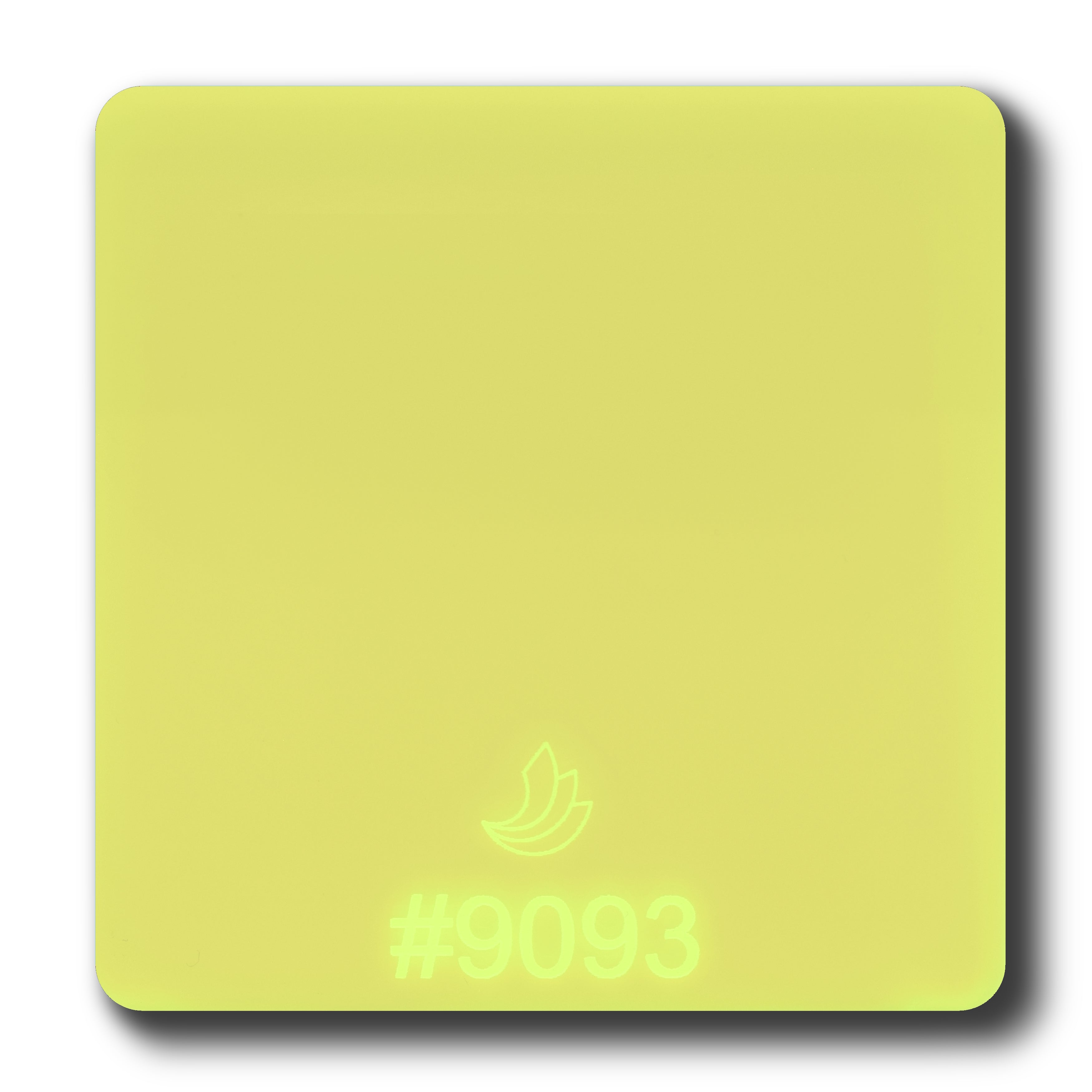 1/8" Green Fluorescent #9093 Acrylic Sheet