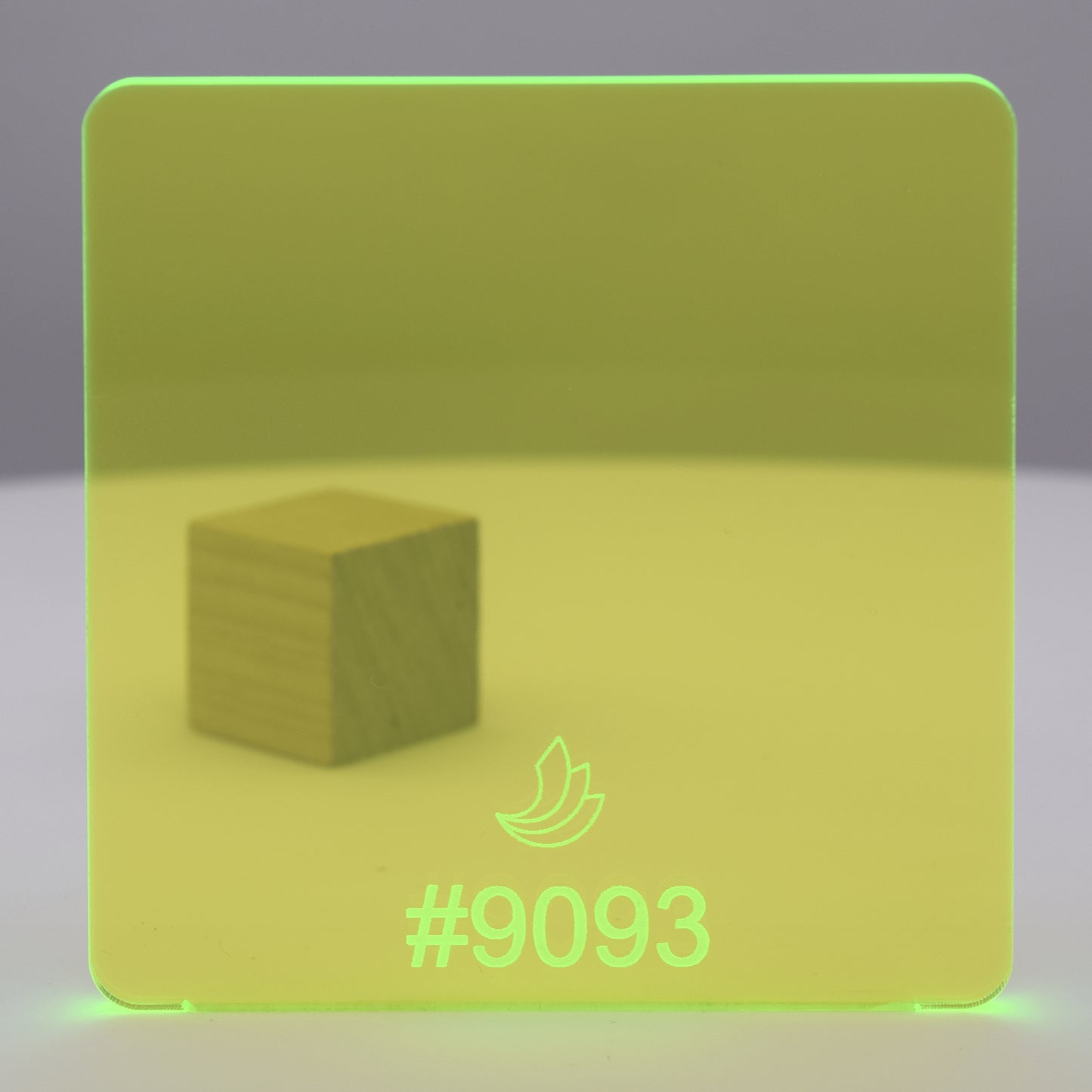 1/8" Green Fluorescent #9093 Acrylic Sheet