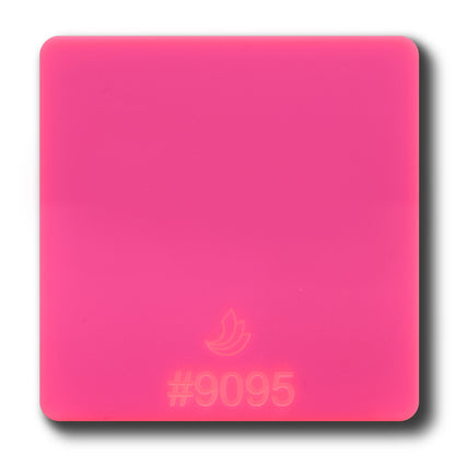 1/8" Pink Fluorescent #9095 Acrylic Sheet
