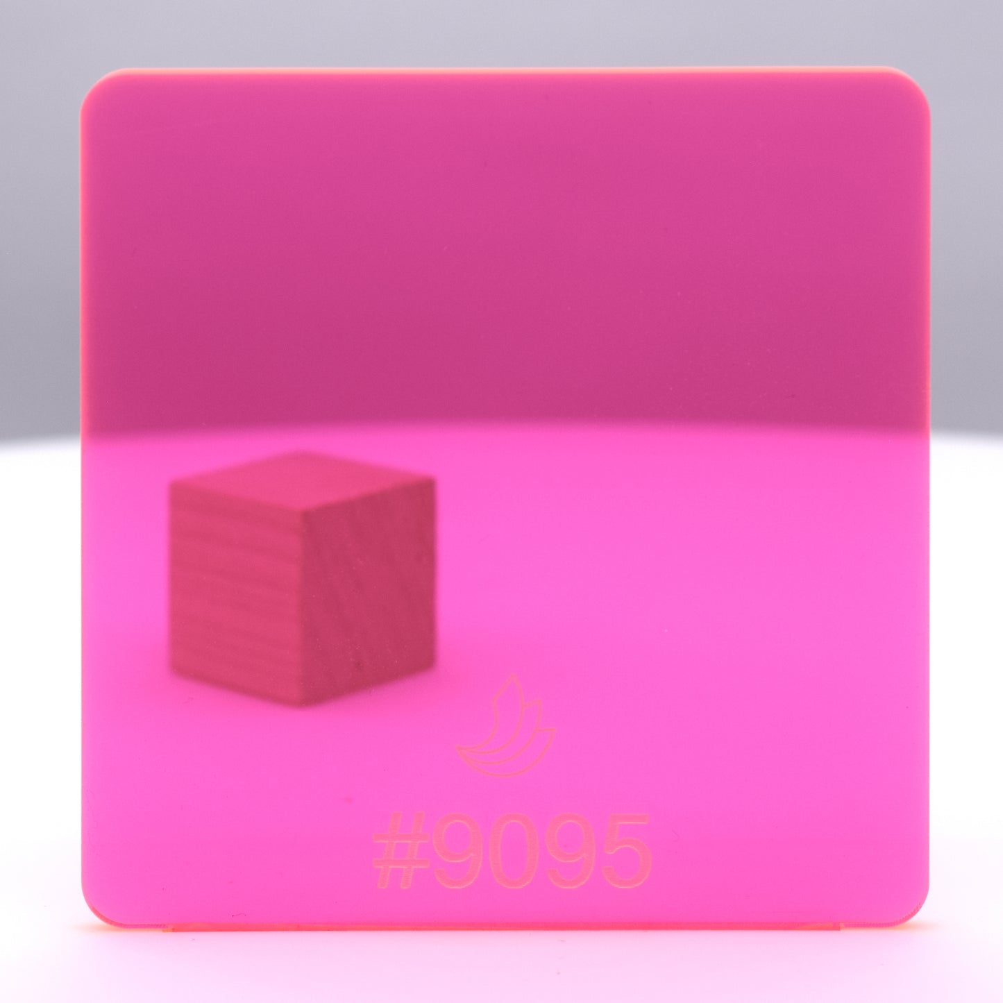 1/8" Pink Fluorescent #9095 Acrylic Sheet