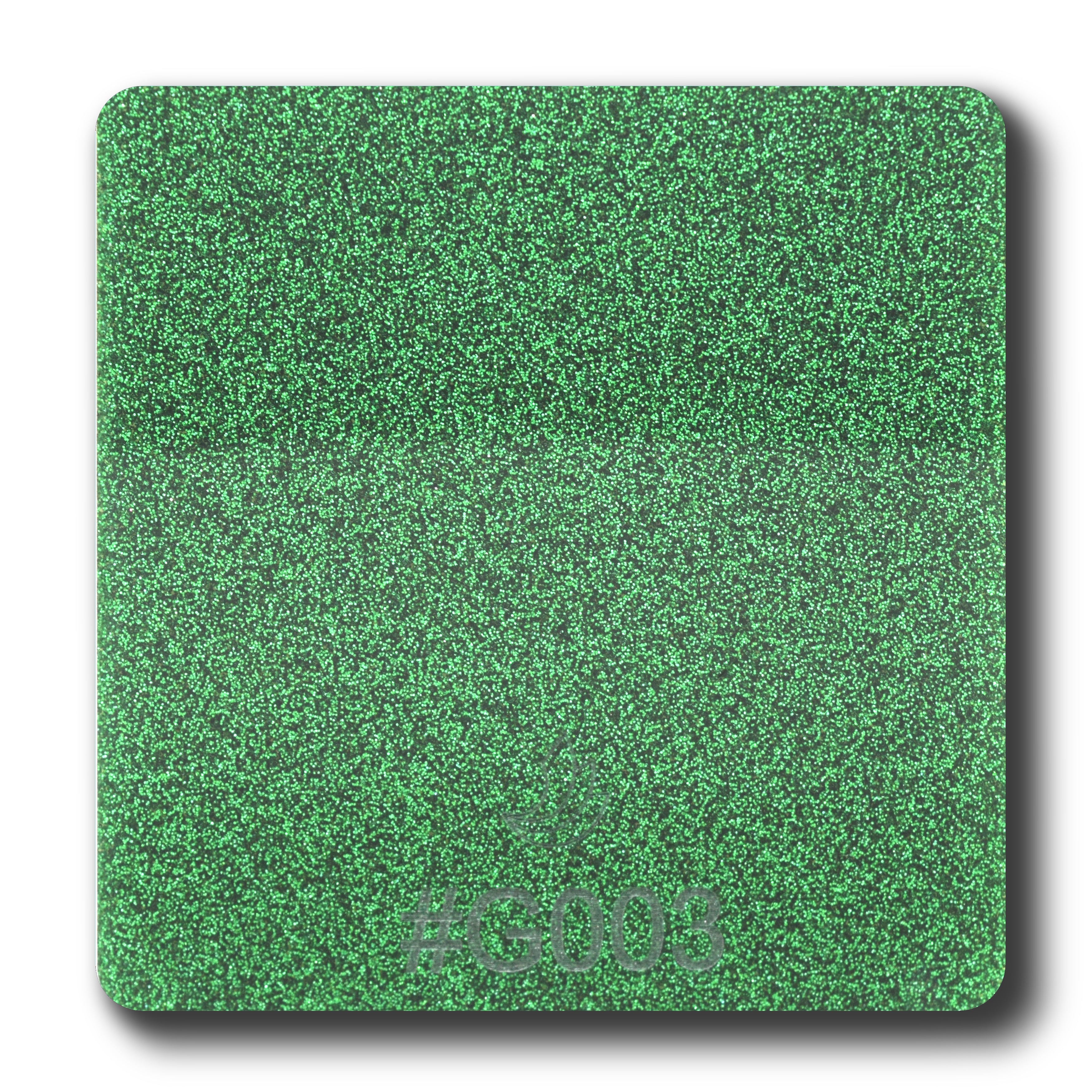 1/8" Green Glitter Two-Sided Acrylic Sheet