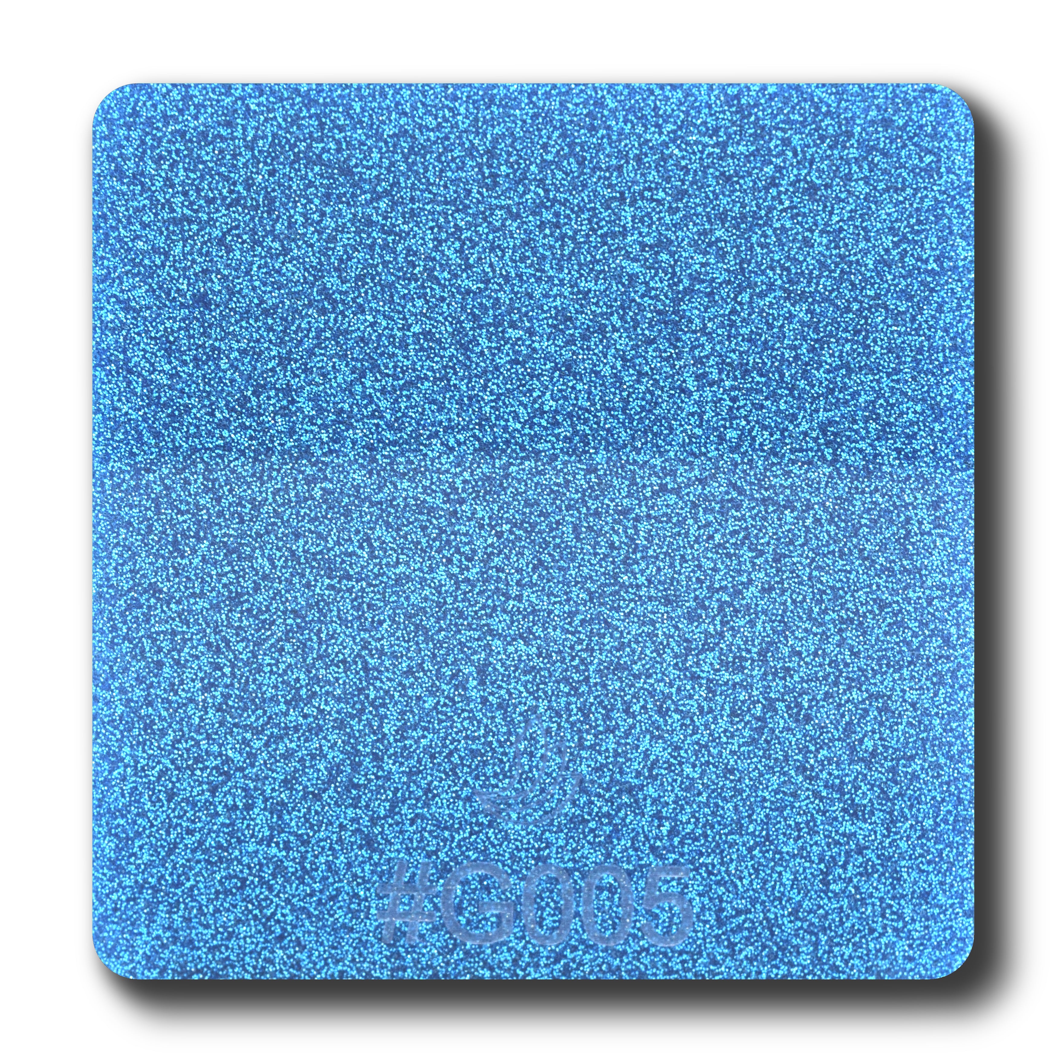 1/8" Light Blue Glitter Two-Sided Acrylic Sheet