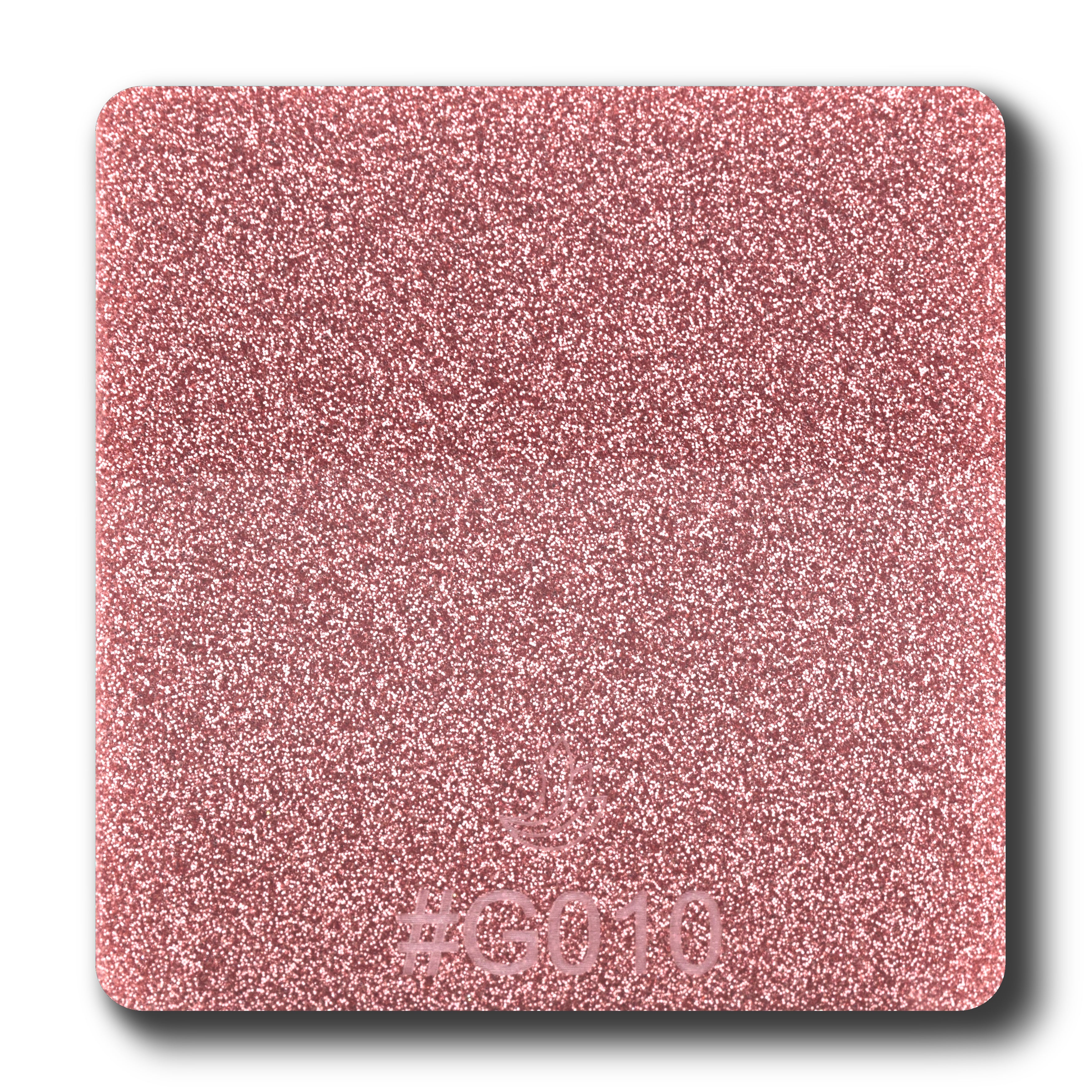 1/8" Pink Glitter Two-Sided Acrylic Sheet