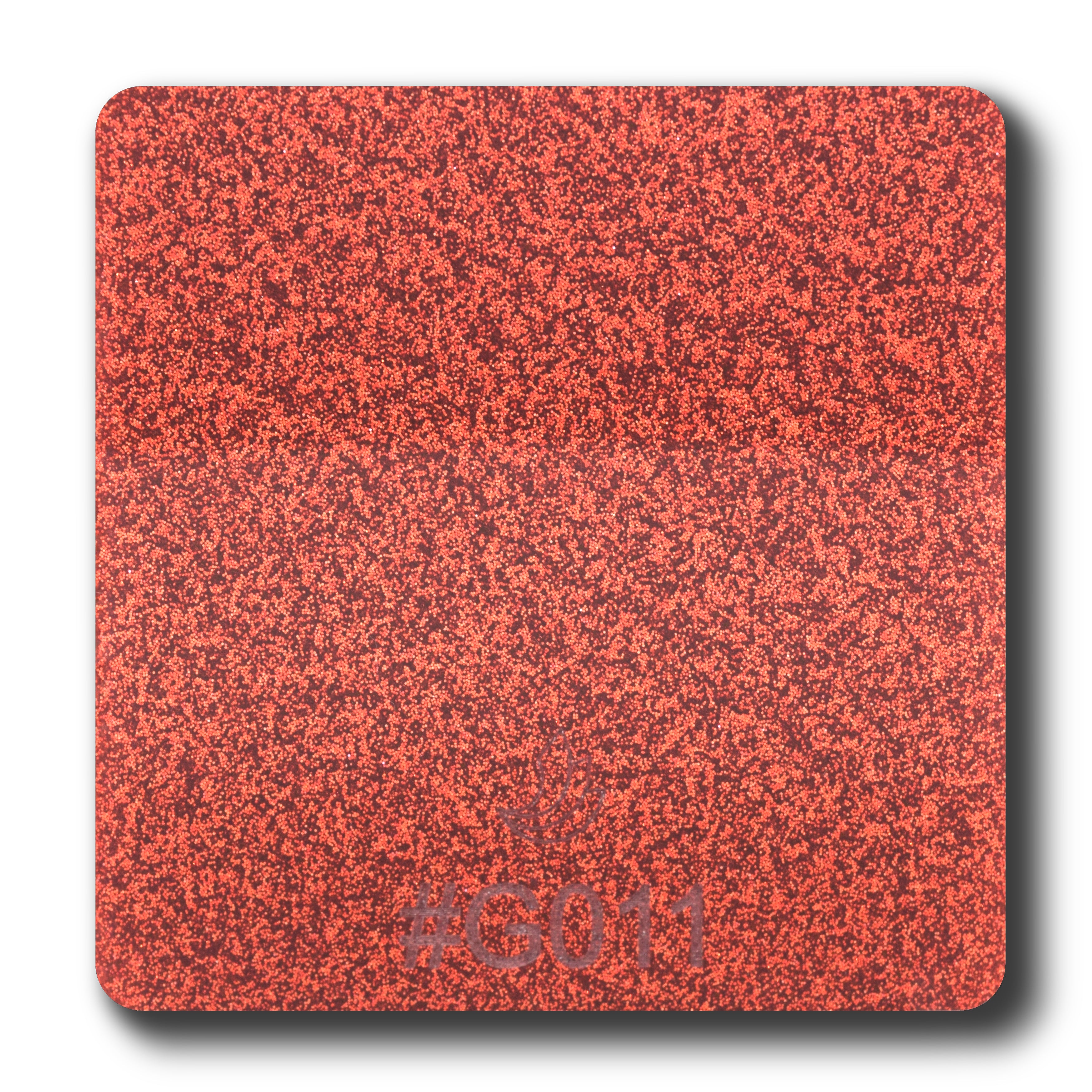 1/8" Red Glitter Two-Sided Acrylic Sheet