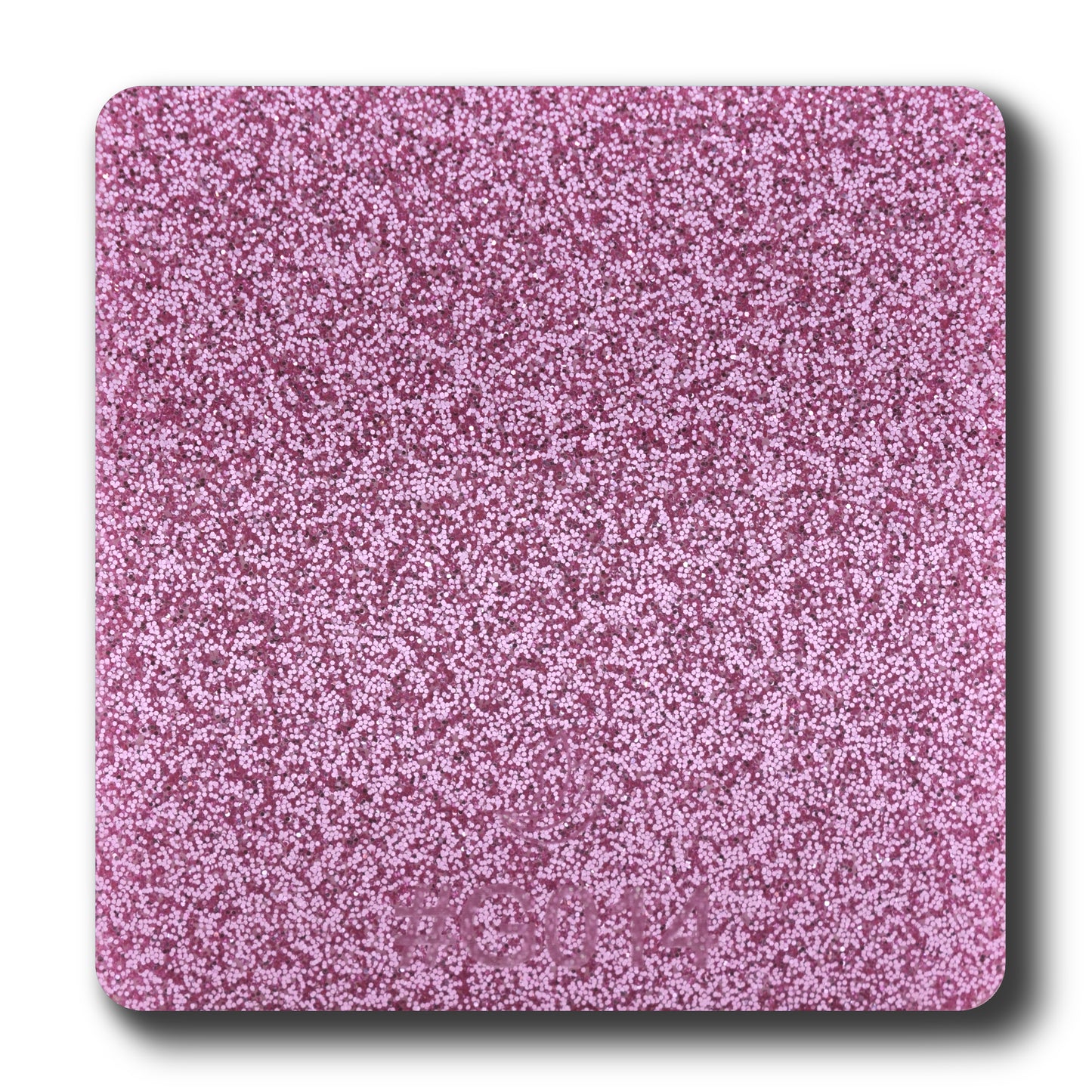 CLEARANCE 1/8" Pink Glitter Two-Sided - Size: 12"x19"