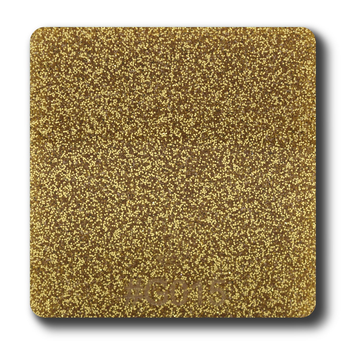 CLEARANCE 1/8" Gold Glitter Two-Sided - Size: 12"x19"