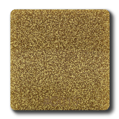 CLEARANCE 1/8" Gold Glitter Two-Sided - Size: 12"x19"