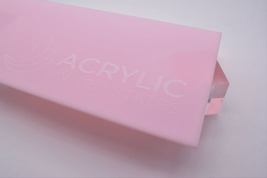 1/8" Bubble Gum Matte Soft Touch #M6001 Acrylic Sheet