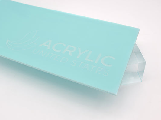 1/8" Pastel Blue Matte Soft Touch Acrylic Sheet