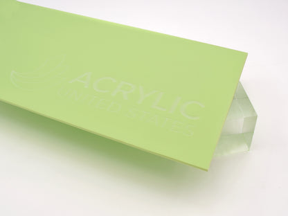 1/8" Pastel Green Matte Soft Touch Acrylic Sheet