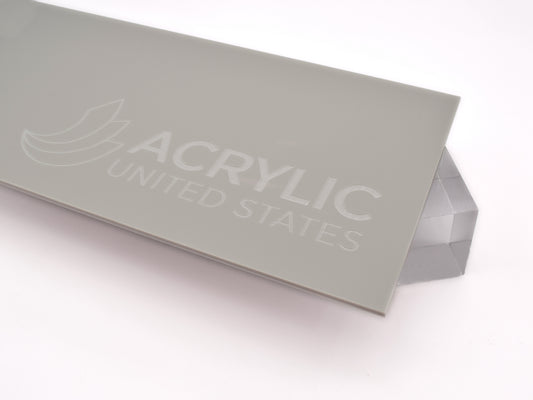 1/8" Pastel Gray Matte Soft Touch Acrylic Sheet