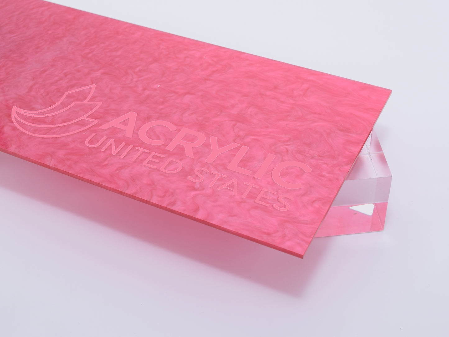 1/8" Pearl Pink Glossy Acrylic Sheet