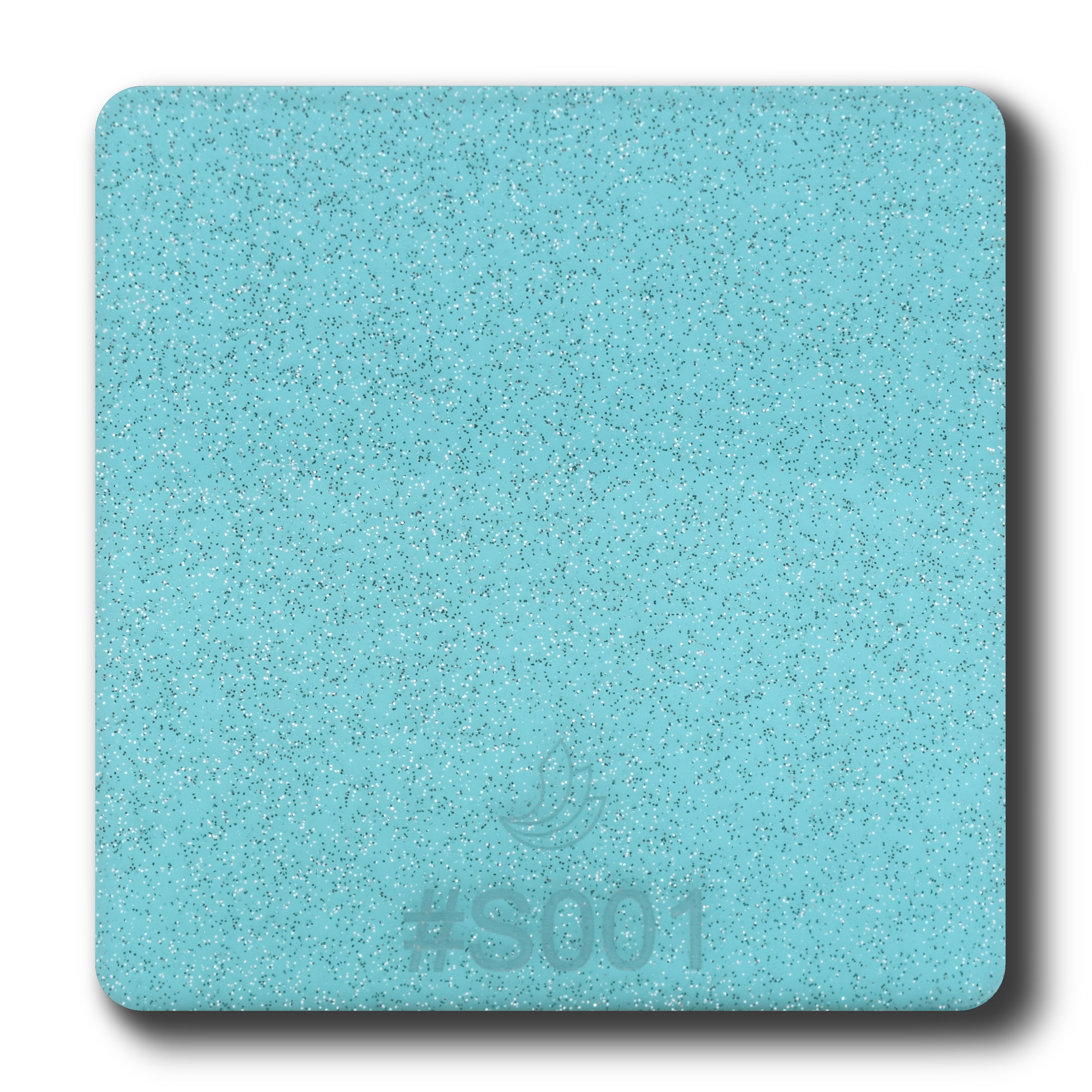 1/8" Sparkle Blue Transparent Acrylic Sheet