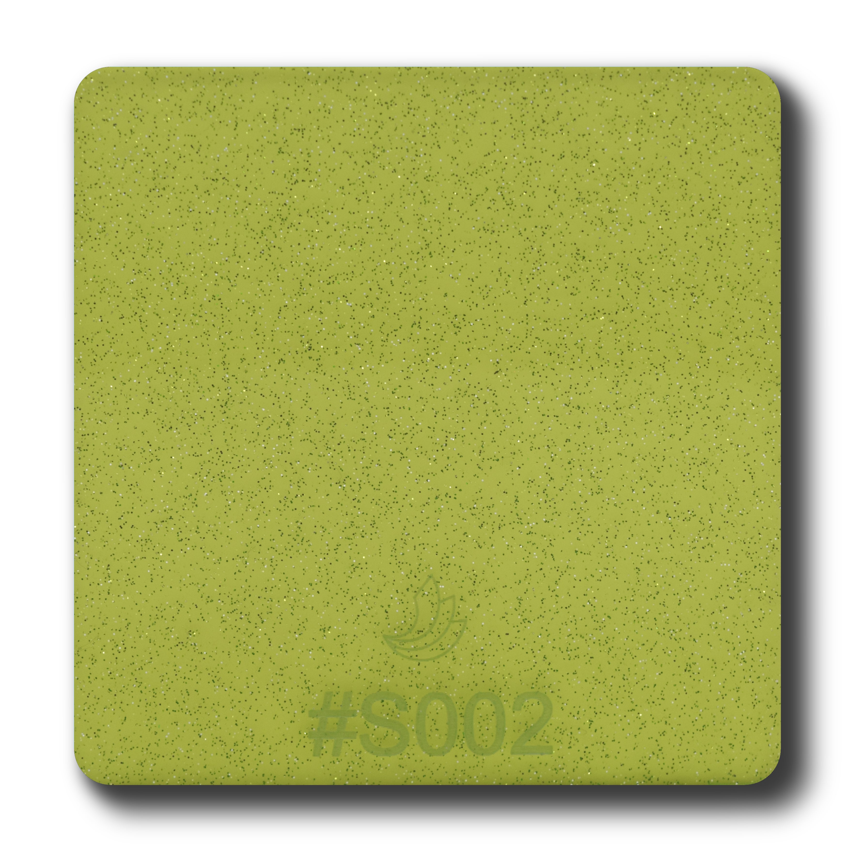 1/8" Sparkle Green Transparent Acrylic Sheet