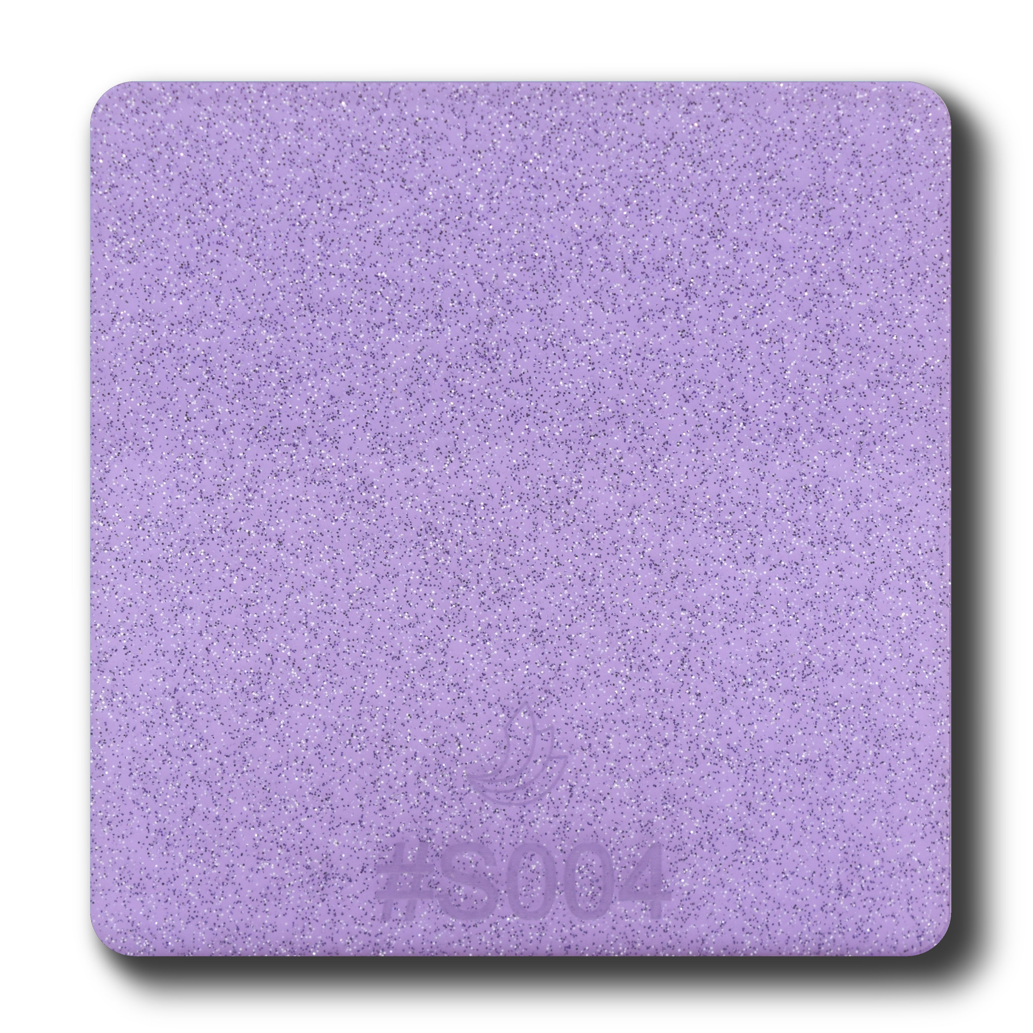 1/8" Sparkle Purple Transparent Acrylic Sheet