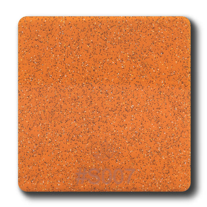 1/8" Sparkle Amber Transparent Acrylic Sheet